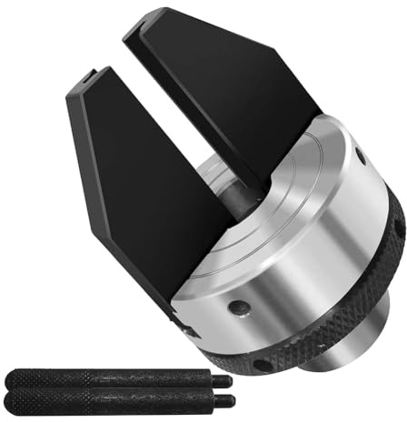 Sknrlko 2-Inch 2-Jaw Pen Drilling Wood Lathe Chuck with 1 X 8TPI Direct Thread Woodworking Lathe Pen Making Drill Hole Tools Wood Lathe Accessory