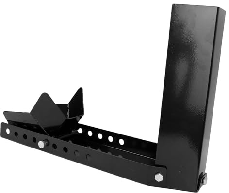 Fockety Motorrad -Rad -Spalte, 3000 Pfund Kapazität Kapazität Hochleistungsmotorrad -Frontradständer, 8 bis 24 Stütze Einstellbare Vorderreifenständer für Dirt -Fahrrad, Anhänger