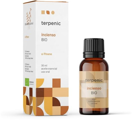 TERPENIC – Aceite Esencial de Incienso (Boswellia carterii) – Bio – 30 ml – Uso Oral – Equilibrio Emocional en Formato Profesional
