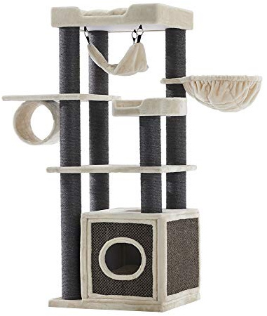 Nobby Kratzbaum Faris, Cream, 70 x 60 x 173 cm, 1 Stück