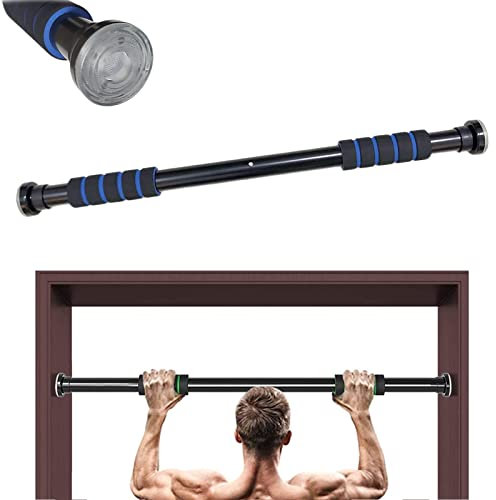 FFitness FSMDK821 | 1 Stange | Klimmzuggerät für die Wand mit 2-Way Stange aus Edelstahl für KörperCrunch 60 – 100 cm Training in der Suspension Bizeps Trizeps Brustmuskeln