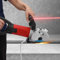 Rainureuse murale électrique 2800 W avec raboteuse murale laser, vitesse de rotation à vide 7000 tr/min, largeur de rainure max. 34 mm, profondeur de rainure max. 36 mm, avec 5 lames de scie