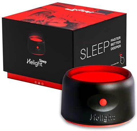 Helight Red Light Therapy Sleep Device – 630nm Pure Red Light Lamp Sleep Aid to Support Deep Relaxation – Rest Lamp Backed by Science for Adults & Kids Bedrooms