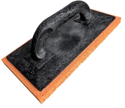 Orange Sponge Float Coarse 280 x 140 x 18 mm Rubber Sponge Trowel for Plastering, Rendering & Cement