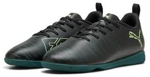 Puma Future 8 Play It JrSoccer - Tenis Unisex para niños, Puma Black Fizzy Light Green Terrain, 36 EU