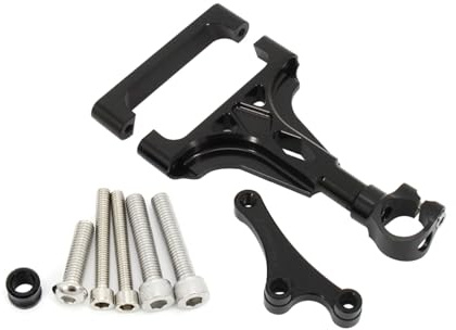 Amortiguador Ajustable Estabilizador Dirección Kit Soporte Montaje Soporte Amortiguador Estabilización Dirección Ajustable para Motocicleta, para Kawasaki para Z1000 para Z750 2013 2012 2011(Type-A)