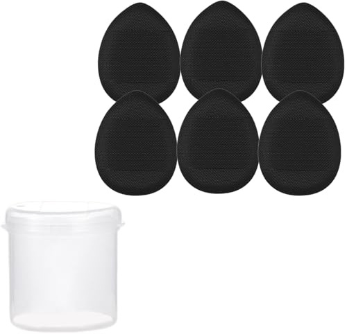 6/10 esponjas de maquillaje para dedos, esponja de maquillaje para cara, ojos, maquillaje suave, herramienta de maquillaje