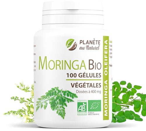 Moringa Oleifera Bio - 400mg - 100 gélules végétales