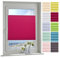 ourdeco® Plissee / 060 x 150 cm (Breite x Höhe) Red Magnolia/lichtdurchlässig, Blickdicht/verspannt/zum Klemmen und Montage ohne Bohren