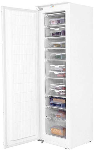 Amica BZ2263 Freezer Built in Upright A+ Energy Rated 9 Drawers 41dB Noise Level 4 Star Rating Fast Freeze 198 Litre Capacity
