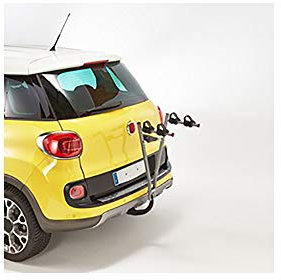 Mottez A009P2ANTI Porte-vélos 2 vélos Attelage Compact avec Antivol, Noire