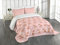 ABAKUHAUS Hundeliebhaber Tagesdecke Set, Cute Little Corgis, Set mit Kissenbezug luftdurchlässig, für Einzelbetten 170 x 220 cm, Korallen orange weiß