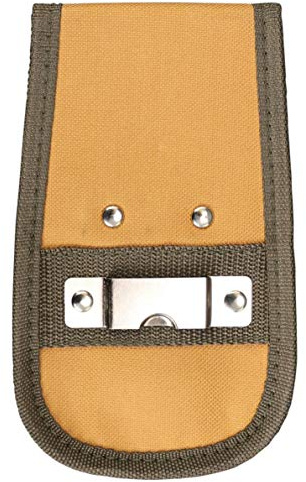 Harrier Hardware Tool Belt Add-On Heavy Duty Canvas Belt Holder Holster, for Tape Measures or Drill Clips