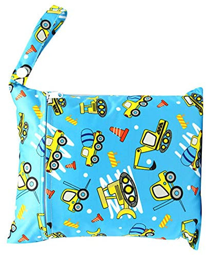 rebirthsame Wickeltasche Wetbag Organiser Beutel Naßtasche Baby Wiederverwendbare Wasserdicht Waschbar Reißverschluss Groß Für Kleinkind Windeln Reisen Gym Pool