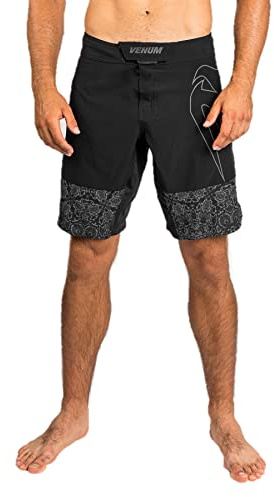 VENUM Pantalones Cortos de MMA Light 4.0 - Negro/Negro - XXL