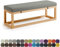 Lsjoaw Bankauflage Bankkissen Sitzauflage Sitzkissen Bank 75X35X3CM Stuhlkissen Bankpolster Schaukel mit abnehmbarem Bezug für Fensterbank Outdoor Gartenmöbel Terrasse Drinnen Sitz,Grey