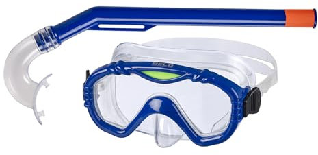 BECO-SEALIFE BECO SEALIFE Kinder Schnorchel-Set Tauchermaske Taucherbrille 4+ (Marine)