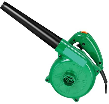 jwfxiaodige Souffleur de Feuilles Électrique Filaire, Souffleur Portable, Petit Balayeur/aspirateur Portatif Léger 2 en 1, Souffleur et Souffleur Aspirant, Régulation de Vitesse, Pour Feuilles/neige