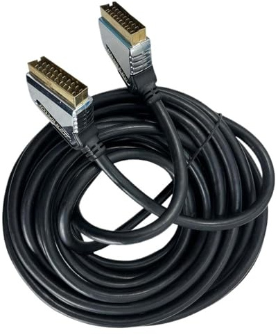 Lång Scart till Scart-kabel 10M 3M 1.5M Scart RGB-kabel Euro Scart hane till hane Scart-kabel for TV DVD STB Monitor(5m)