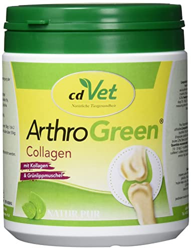 cdVet ArthroGreen Collagen 300g | Natürlich gesunde Gelenke für Tiere mit Collagen (1er Pack)