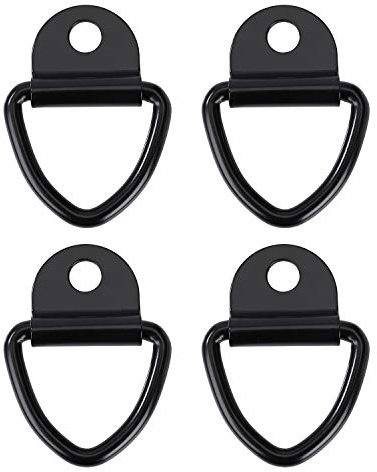 Heveer Anello di Ancoraggio Resistenti V-Rings Gancio Fissaggio Acciaio Inossidabile per Auto Rimorchio Barche Magazzino 4 Pezzi