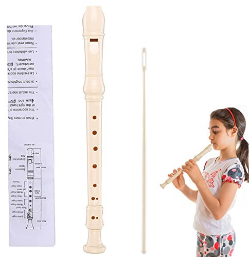 Blockflöte, Flöte, Blockflöte Sopran,Soprano Recorder, Sopranblockflöte, Abnehmbarer Recorder Musikinstrument aus Kunststoff für Anfänger Kinder