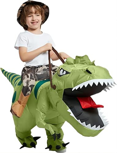 FXICH Costumi gonfiabili Dion Costume di dinosauro gonfiabile adulto dinosauro vestito carnevale festa dinosauro costume uomo donna