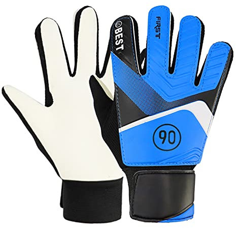 ZLXHDL 2 Stück Kinder-Torwarthandschuhe, Anti-Kollisions-Kinder-Fußball-Torwart-Schutzhandschuhe Für Goys-Mädchen(M(6.7-7.1inch))