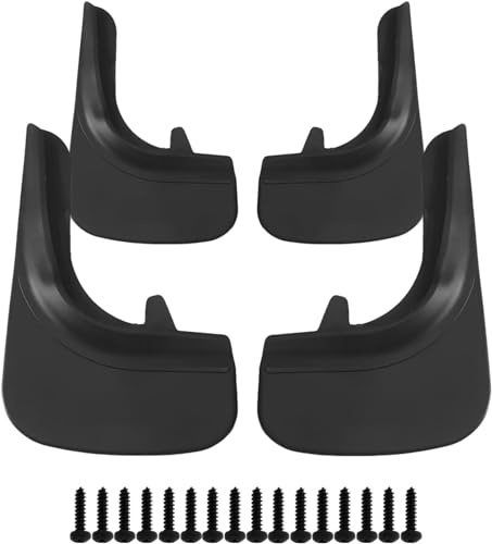 Axenture Car Mud Flaps Kit For Audi A3 Rubber Splash Guards 4 PCS