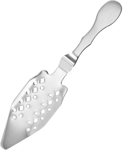 GRIRIW Absinthe Dripper Silver Spoon Delicate Absinthe Dripper Cube Sugar Stirrer Bar Accessory