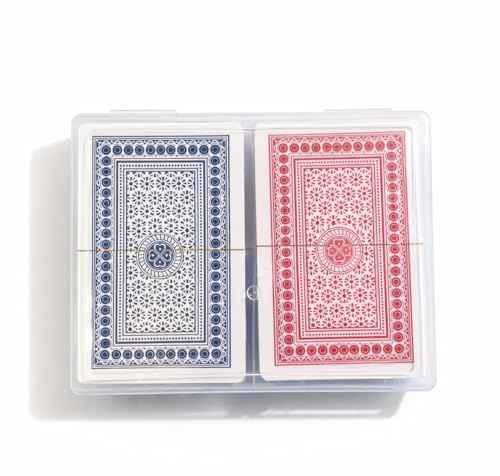 Générique Lot 2 Jeux de Cartes 56 Cartes Rouge & Bleu – Soirée Entre Amis #Rami #Belote #Bataille #JeuxDeSociete #JeuxEntreAmis #Cartes #Soiree #Famille #Voyage