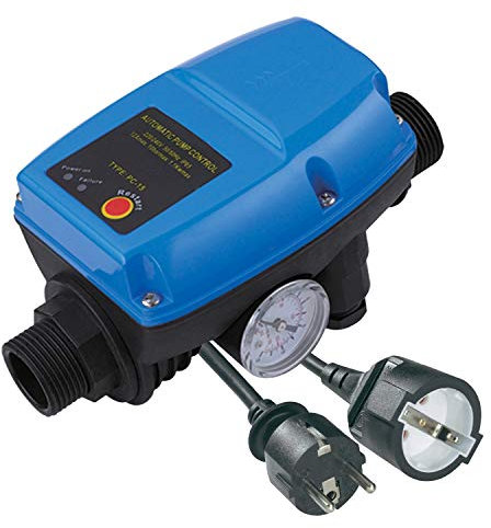 PUMPENSTEUERUNG DRUCKSCHALTER Druckwächter Automatic-Controller 5-2 Durchflusswächter verkabelt für Hauswasserwerk Pumpe Brunnenpumpe Kreiselpumpe Tauchpumpe Tiefbrunnenpumpe