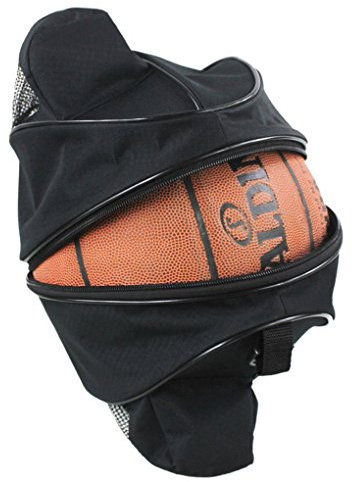 Xrten Umhängetaschen, Tasche für Basketball, Trainingstaschen, Sportausrüstung, für Sport, Basketball, Tennis, Volleyball, Fitnessstudio, Schwarz