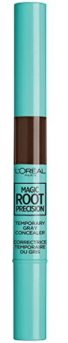 L’Oreal Paris Magic Root Precision Temporary Gray Hair Color Concealer Brush, 5 Medium Brown, 0.05 fl; oz.