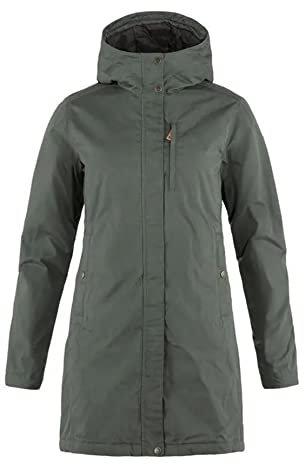 Fjällräven Damen Kiruna Padded Parka, Basalt, L