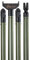 4 STABLE STICKS - Essential Green Modell - Pirsch- Und Weitschießstock - Optimale Stabilität - Abnehmbar - Nur Für Stehende Schüsse - Leicht Und Langlebig - Grün