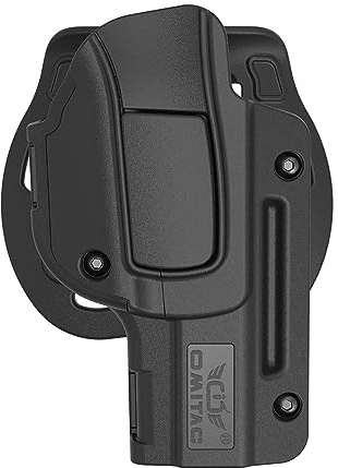 G17 paddelhölster Owb polymerhölster för Glock17 Glock22 Glock31 gen1-4 G17 gen5 öppet bärhölster utanför midjeband nivå II kvarhållning höger hand taktiskt vapenhölster .