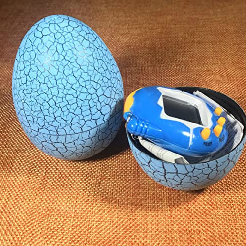 Toy animal de compagnies virtuelles, machine de jeu électronique pour animaux de compagnie mini console de jeu à la main Cracked Egg numérique Toys Virtual Pet Blue, Machine de jeu électronique pour