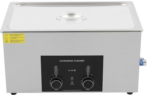 40KHz 22L Ultraschall Reinigungsmaschine Einstellbare Temperatur und Zeit Verwendet Edelstahl Ultraschallreinigers für die Reinigung von Schmuck, Gläsern und Uhren