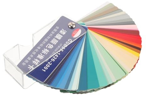 SOPOTUTU Set Campioni di Colori per Vernici Standard 83 Tonalità, Carte di Vernice Portatili in Plastica e Carta Resistenti, Strumento Colore per Pavimenti e Ferramenta, Adatto a Pittori