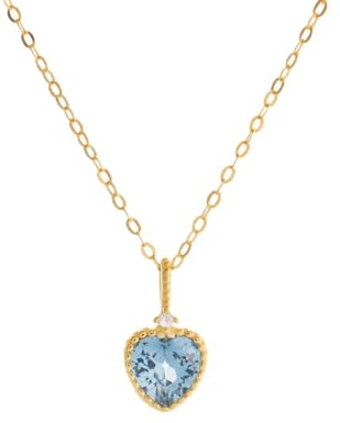 JZWCHQ Blå Kristall Ocean Star Hänge Nyckelbenskedja Halsband Dam Klassiskt mode Bröllopssmycken Present-halsband, 40CM