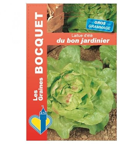 Sachet de graines de Laitue d'été du bon jardinier GROS GRAMMAGE - 12 g - LES GRAINES BOCQUET