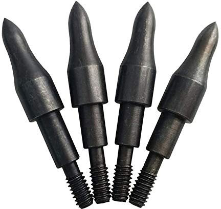 SHARROW 24 Stück Bogenschießen Pfeilspitzen Projektilspitzen 100 Grains 125 Grains Jagdspitzen Broadheads Feldpunkte Pfeil Tipps für Pfeil und Bogen (100 Grain, Typ 1)