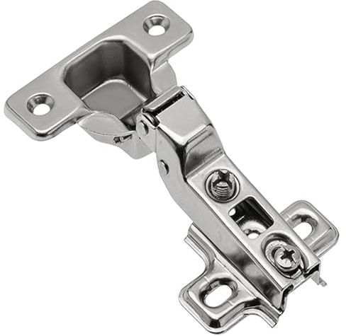 Mprofi MT® 4 Piezas | Bisagras para Puertas de Armario | Bisagra Central | Ø 35mm Bisagras de Armario | Montaje de Puertas de Muebles y Armarios de Cocina | Acero Niquelado