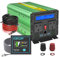 EDECOA 2000W Power Inverter DC 12V to 240V 230V 220V AC with LCD Display, Remote Control and Dual USB (2000W/12V with LCD & USB)