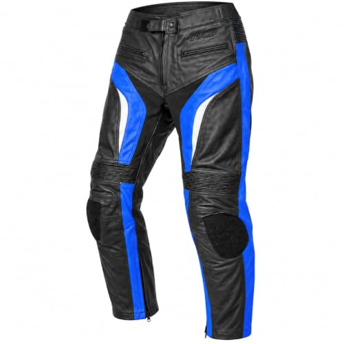 RKsports Mens Speed 7 Leather Cowhide Motorcycle Motorbike Jeans Trousers