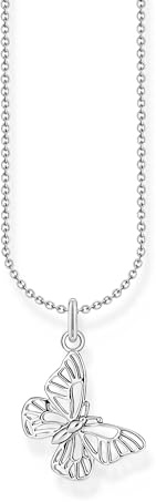 THOMAS SABO Kette mit Schmetterling-Anhänger 925 Sterlingsilber KE2223-001-21