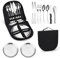 Sternstunde Camping Geschirr, Camping Geschirr Set 2 Personen 13-Teilig,Tragbar Und Langlebig Edelstahl Outdoor Geschirr FüR Outdoor, Camping, Picknick, Grillen Und Wandern