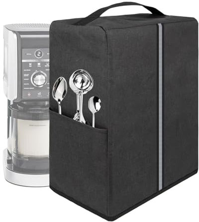 Dust Cover for Ice Cream Maker, Waterproof Cover for Ninja NC300UK Series and Ninja CREAMi Deluxe NC501UK Series, for Ninja CREAMi Ice Cream Maker Accessories, 43 x 30 x 23 cm