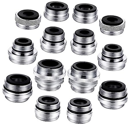 Uonlytech 2sets Adattatore Per Rubinetto Adattatore Per Aeratore in Connettore Per Tubo Da Giardino Per Filtro Acqua Per Rubinetto Del